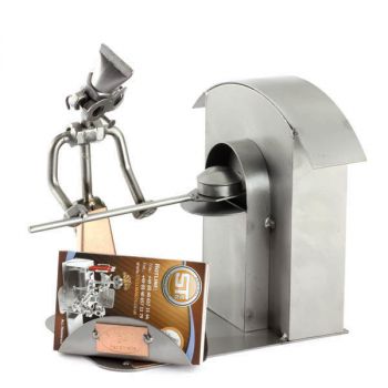 BÄCKER MIT VISITENKARTEN-HALTER