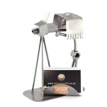 FOTOGRAF MIT VISITENKARTEN-HALTER