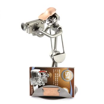 KAMERAMANN MIT VISITENKARTEN-HALTER