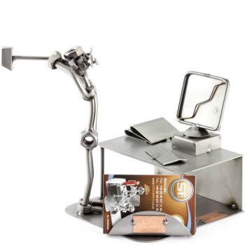 PC-CRASH MIT VISITENKARTEN-HALTER