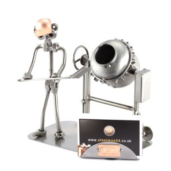 HÄUSLEBAUER MIT VISITENKARTEN-HALTER