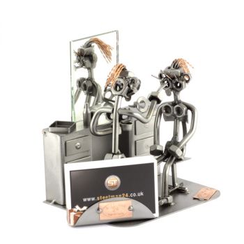 KOSMETIKERIN / VISAGISTIN VISITENKARTEN-HALTER