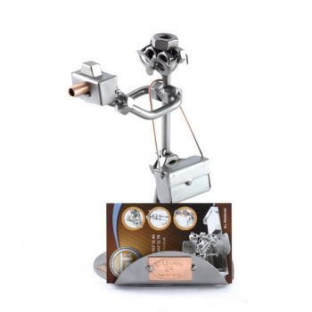 FOTOGRAF 2 MIT VISITENKARTEN-HALTER