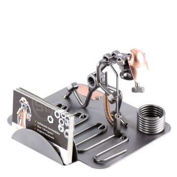 FUßBODENHEIZUNGSBAUER MIT VISITENKARTENHALTER