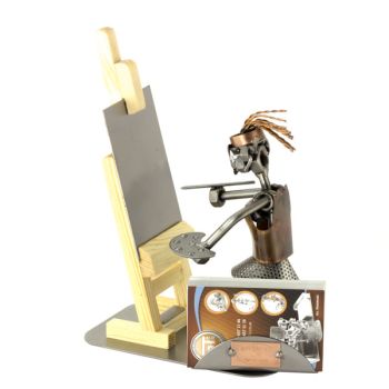 MALER MIT HOLZSTAFFELEI