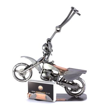 MOTOCROSS FREESTYLE MIT VISITENKARTEN-HALTER